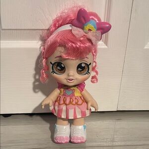Pink and White Kids Toy Doll